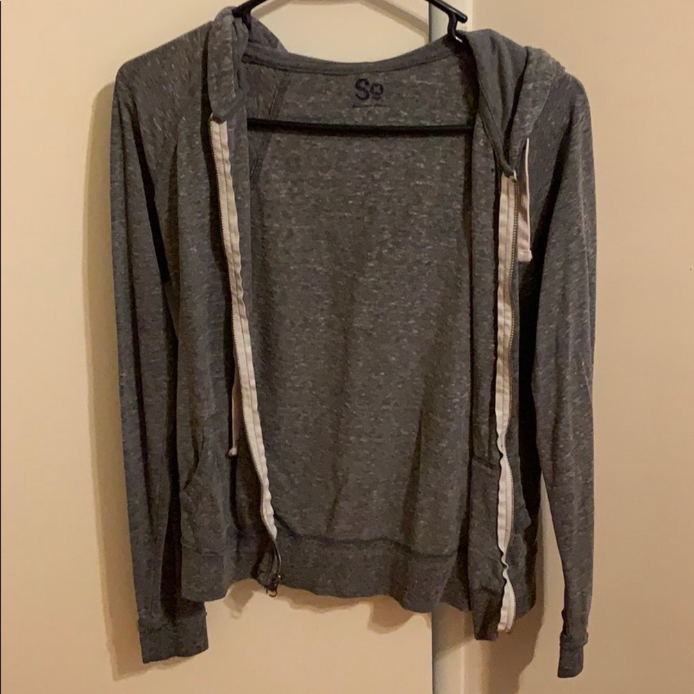 Grey Zip up Jacket
